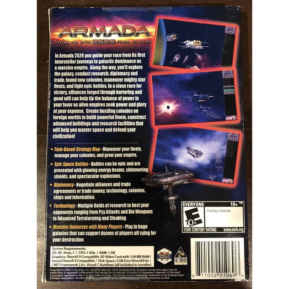Armada 2526 PC: Expand Your Space Empire, Conquer the Galaxy! 2009 New Sealed
